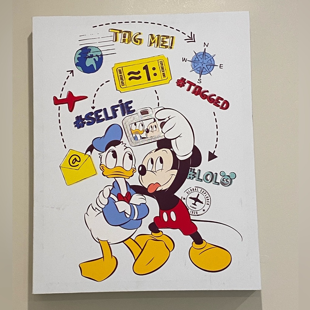 Disney wall decor frame Mickey and Donald Duck